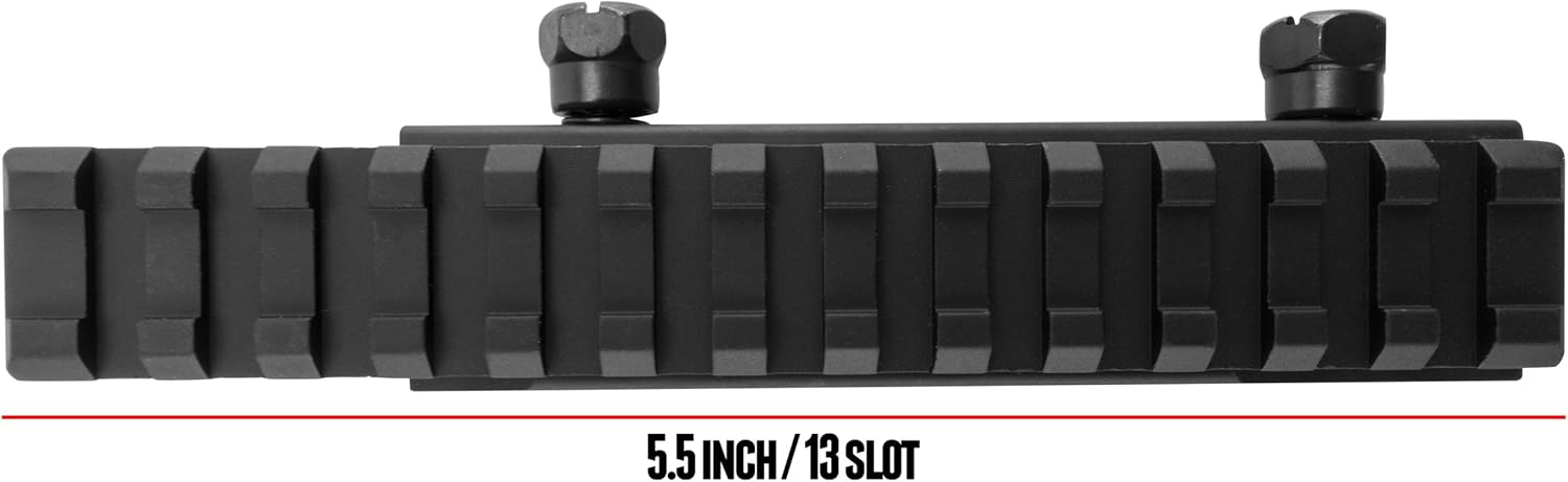 Monstrum Lockdown Series Lightweight Riser Mount | High Profile | 5.5 inch L / 13 Slot : Sports & Outdoors