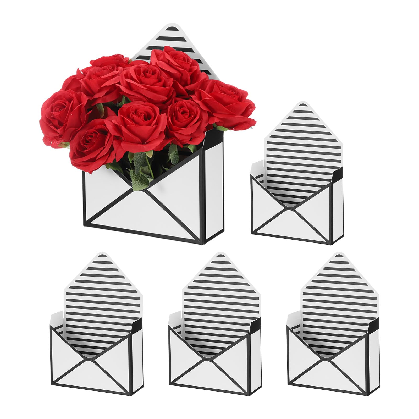Sacs pour bouquets de fleurs boîte pliante papier poignée mariage