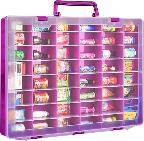 Vista 16 de FULLCASE Estuche coleccionista compatible con Mini Brands 5 Surprise Series 1, 2, 3, 4, Mystery Capsule, juguete coleccionable en miniatura real