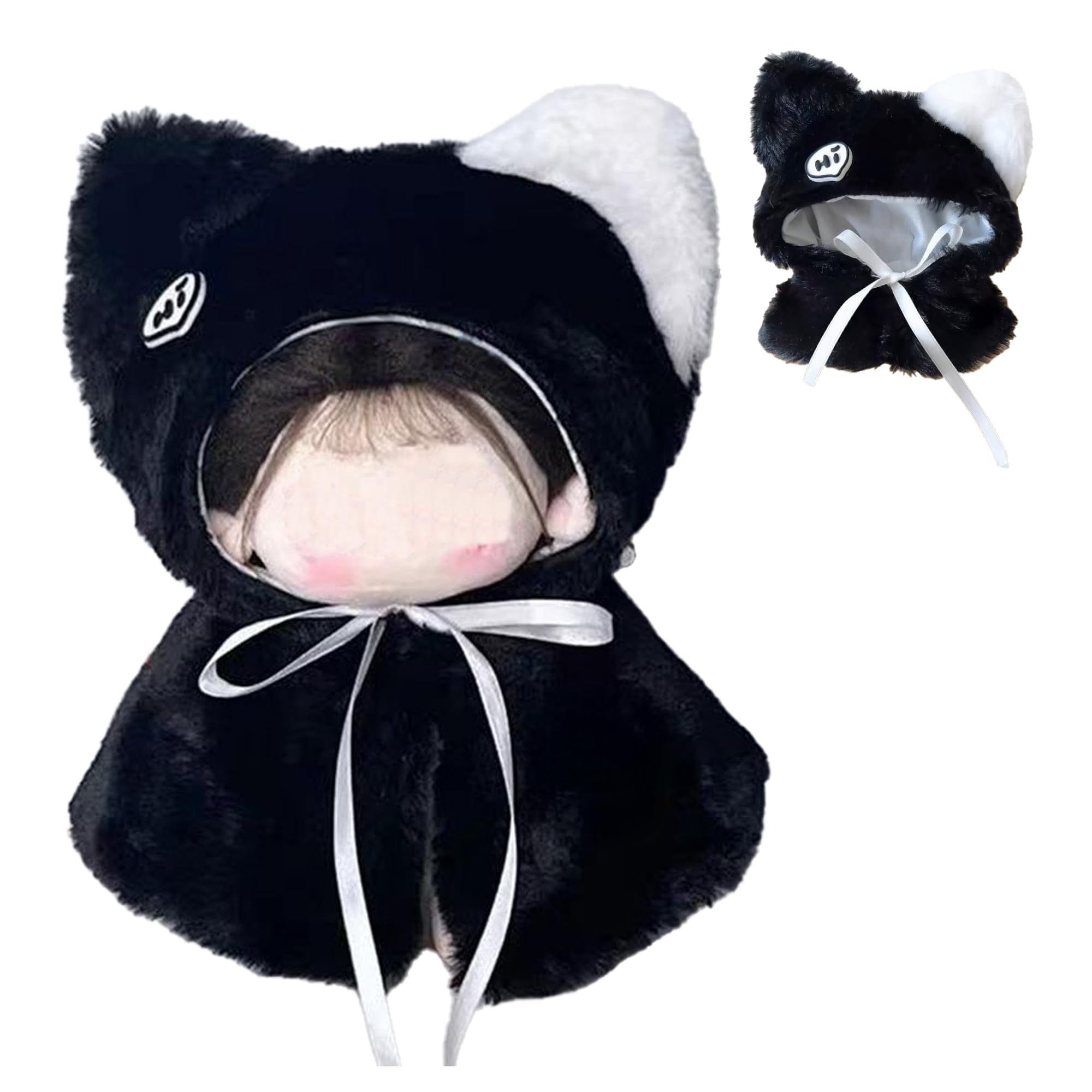 Gift ぬいぐるみ用ポンチョ 黒猫 ぬいぐるみ衣装