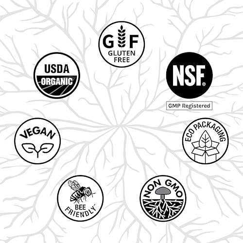 Miniatura 8 de Host Defense Reishi Powder - Polvo de micelio de hongos - Suplemento de apoyo para la salud del corazón y el sistema inmunológico - Suplemento de