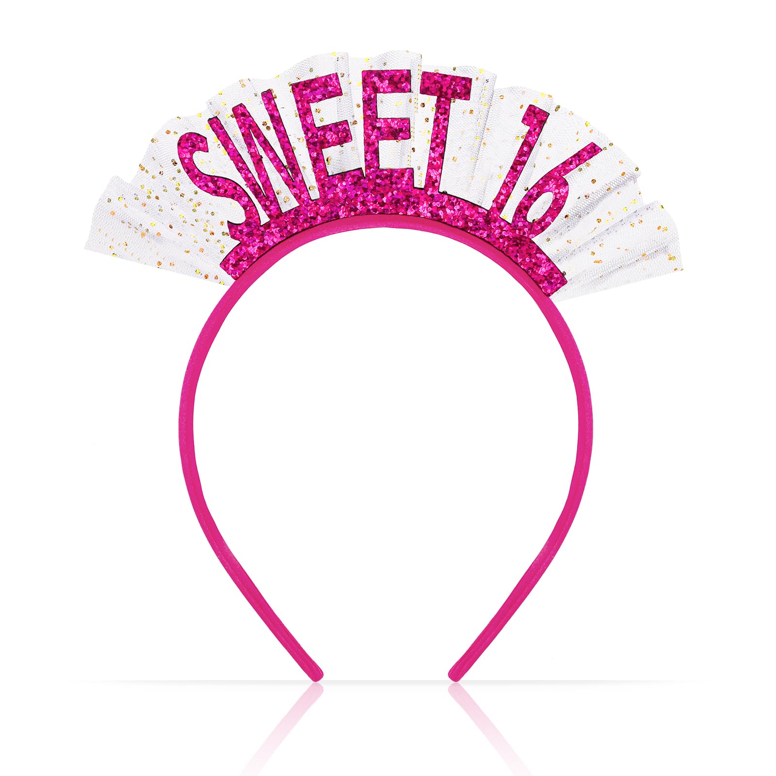 Semato Sweet 16 Party Decorations Sweet 16 Birthday Headband Birthday Crown 16th Birthday Girl Headband Happy Birthday Headband
