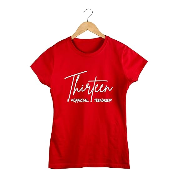 TBhai Thirteen Official Teenager T-Shirt for Girls