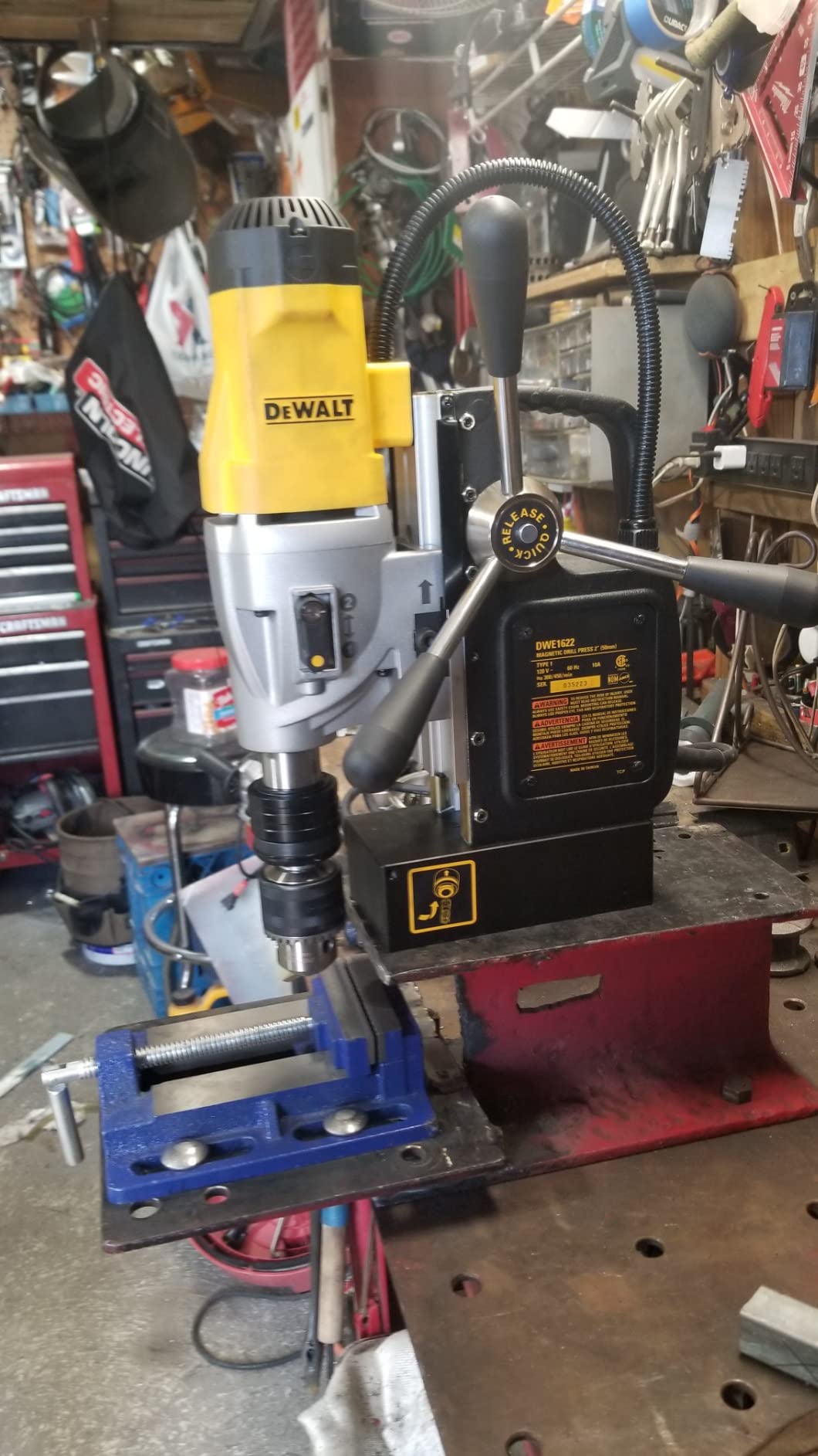 30/mo Finance DEWALT Drill Press, 2Speed, 2Inch with 3/4