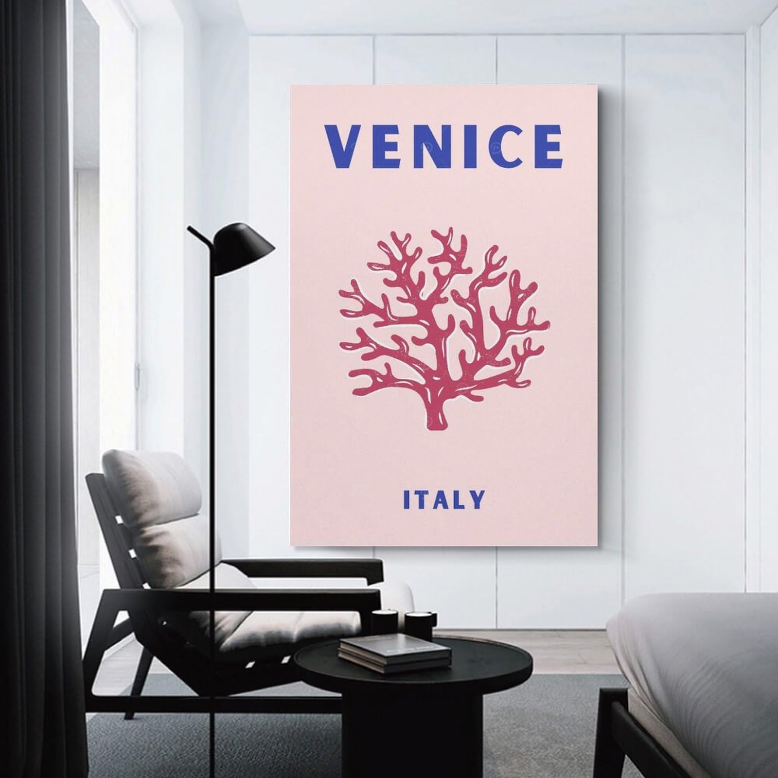 Junmoney Venice Italy Travel (3) Hanging Wall Art, 16x24inch(40x60cm), for Gallery Wall Decor And Room Displays, Home Wall Art for Statement Displays