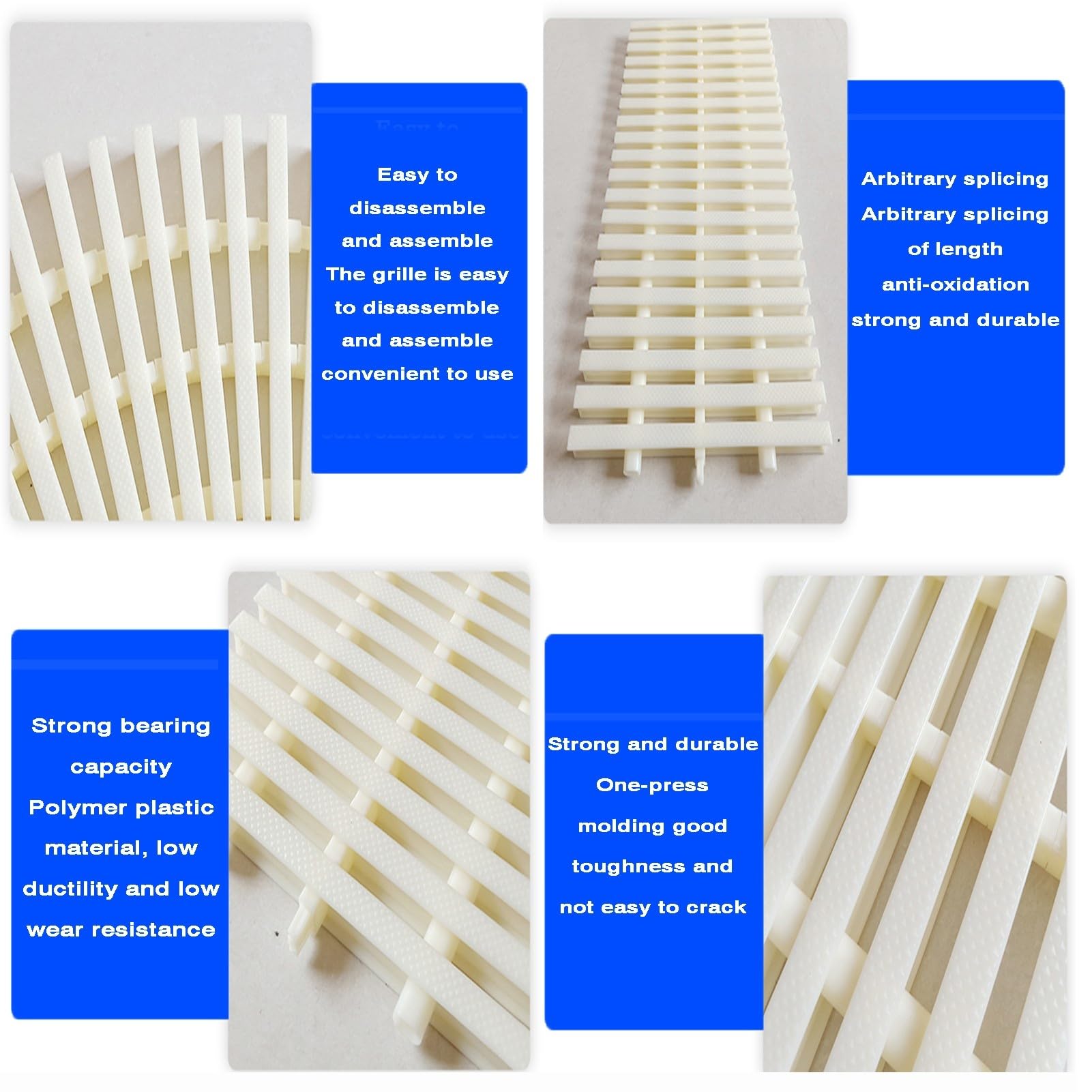 Rejilla de Drenaje for Piscina entrelazada de 3 Puntas Estilo Ondulado