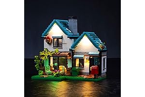 LED Light Kit Compatible with Lego Creator 3 in 1 Cozy House Toy Set 31139