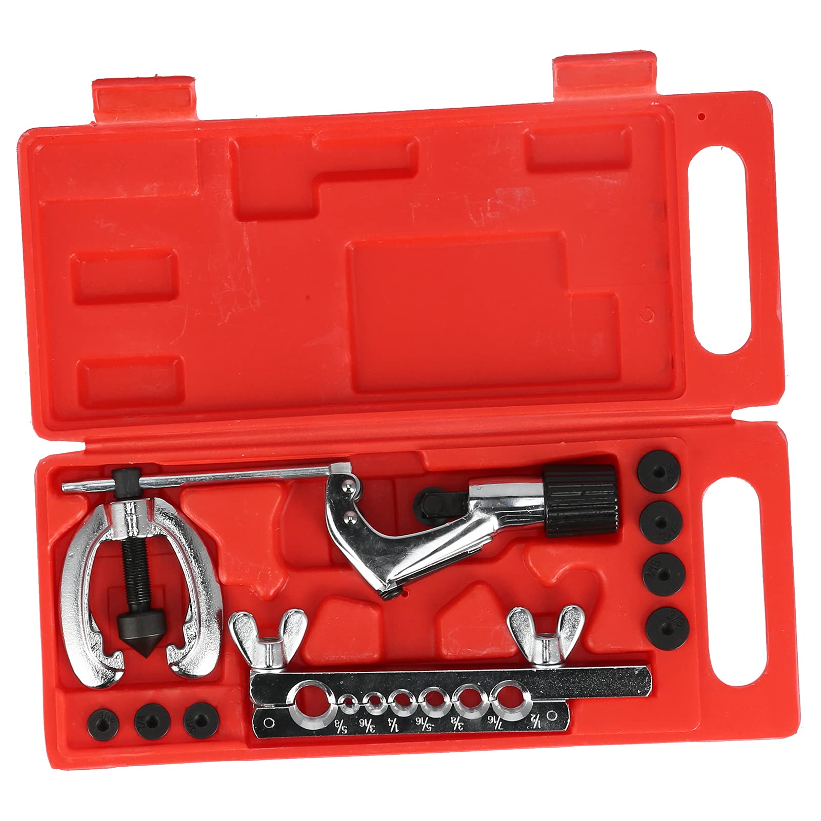 JAOCDOEN 7 Holes Flaring Tool Set Manual Expander Tool Tube Expander Swaging Tool Stainless Steel Tube Expander Pipe Bender for Copper Aluminum Pipes