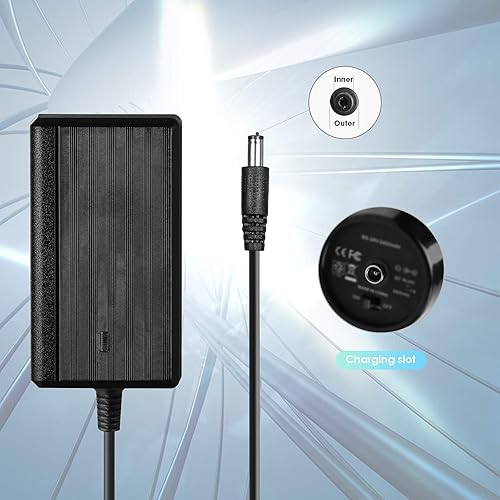 Miniatura 4 de Cargador de pistola de masaje IYOBCXIHO 16.8v ACDC adaptador cargador para 16.8V cable de alimentación interruptor adaptador cargador para pistola