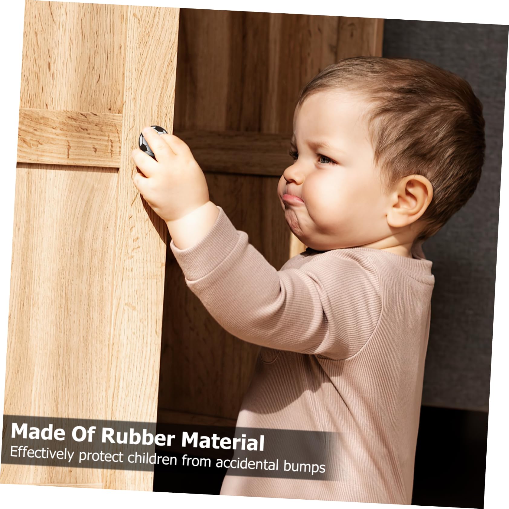 HOLIDYOYO Soccer Ball Knobs 6 Pack Kids' Room Handles Decorative Cabinet Drawer Knobs Safe Stylish