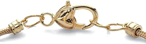 Miniatura 2 de PalmBeach - Pulsera de piedra natal con dije de cristal envejecido en tono dorado (0.51 pulgadas), 8 pulgadas ajustable mes 7, Cristal, cristal