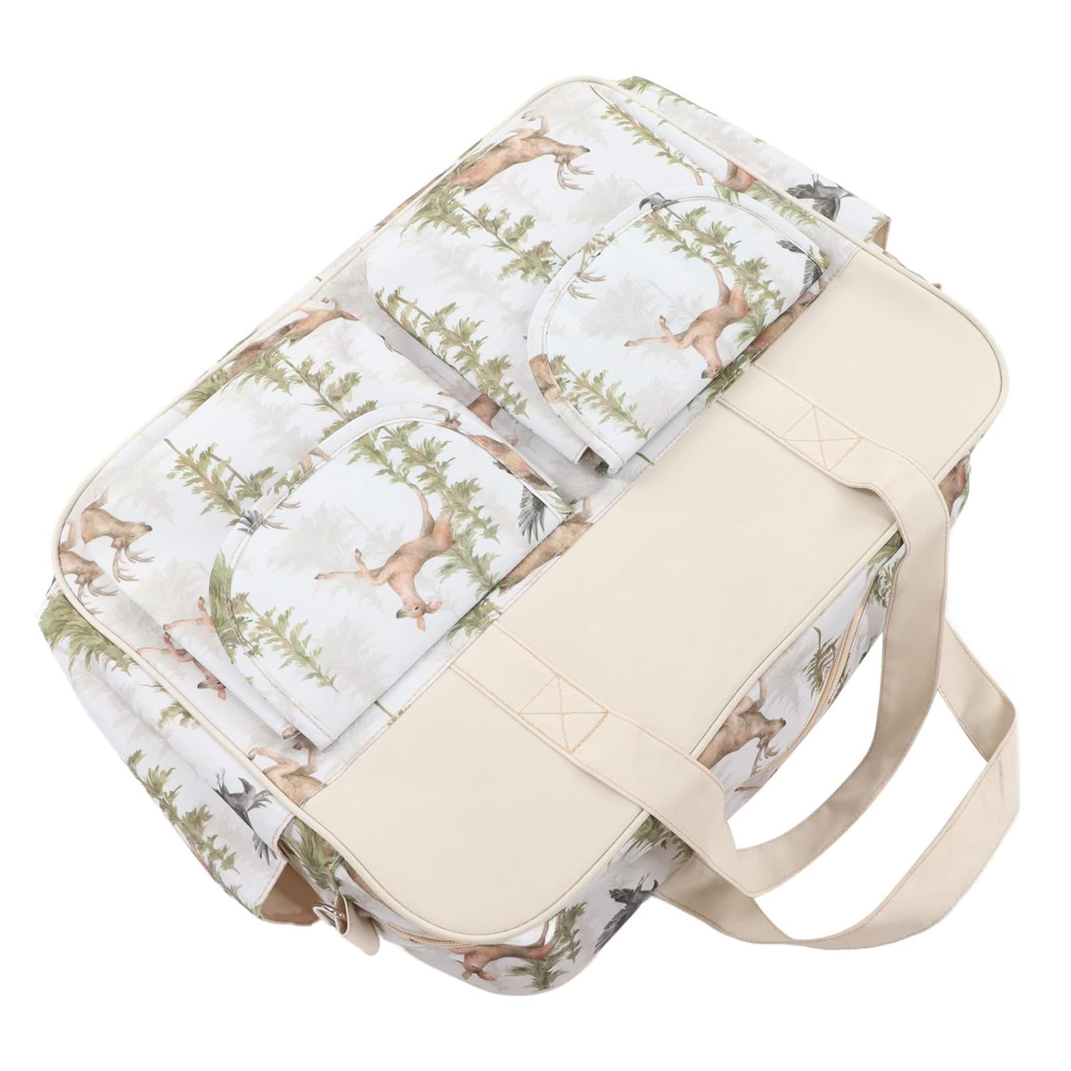 Nappy Changing Bags, Bump Diaper Bag Backpack for Mom and Dad (Forest Elk)