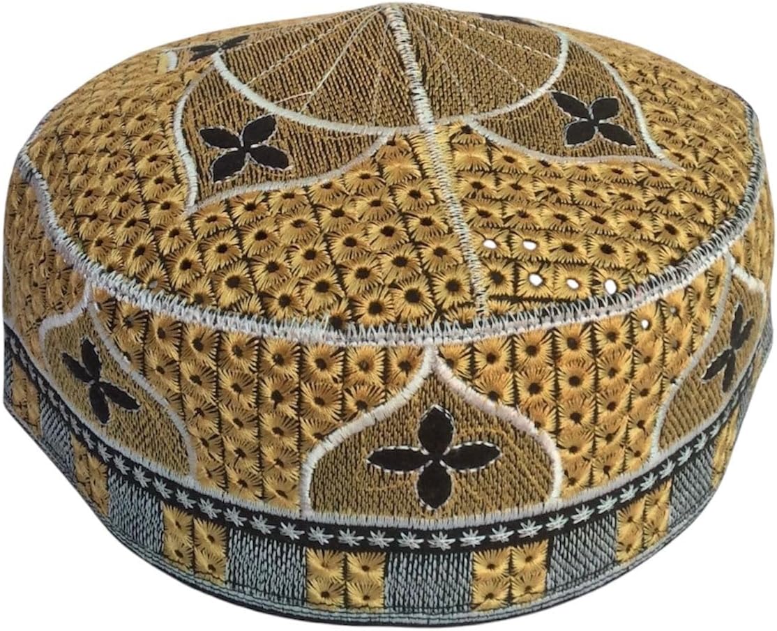 Men's Unisex Muslim Men Prayer Cap Ramadaan Cap Eid Cap Handmade Kufis Namaz Hat Beanie