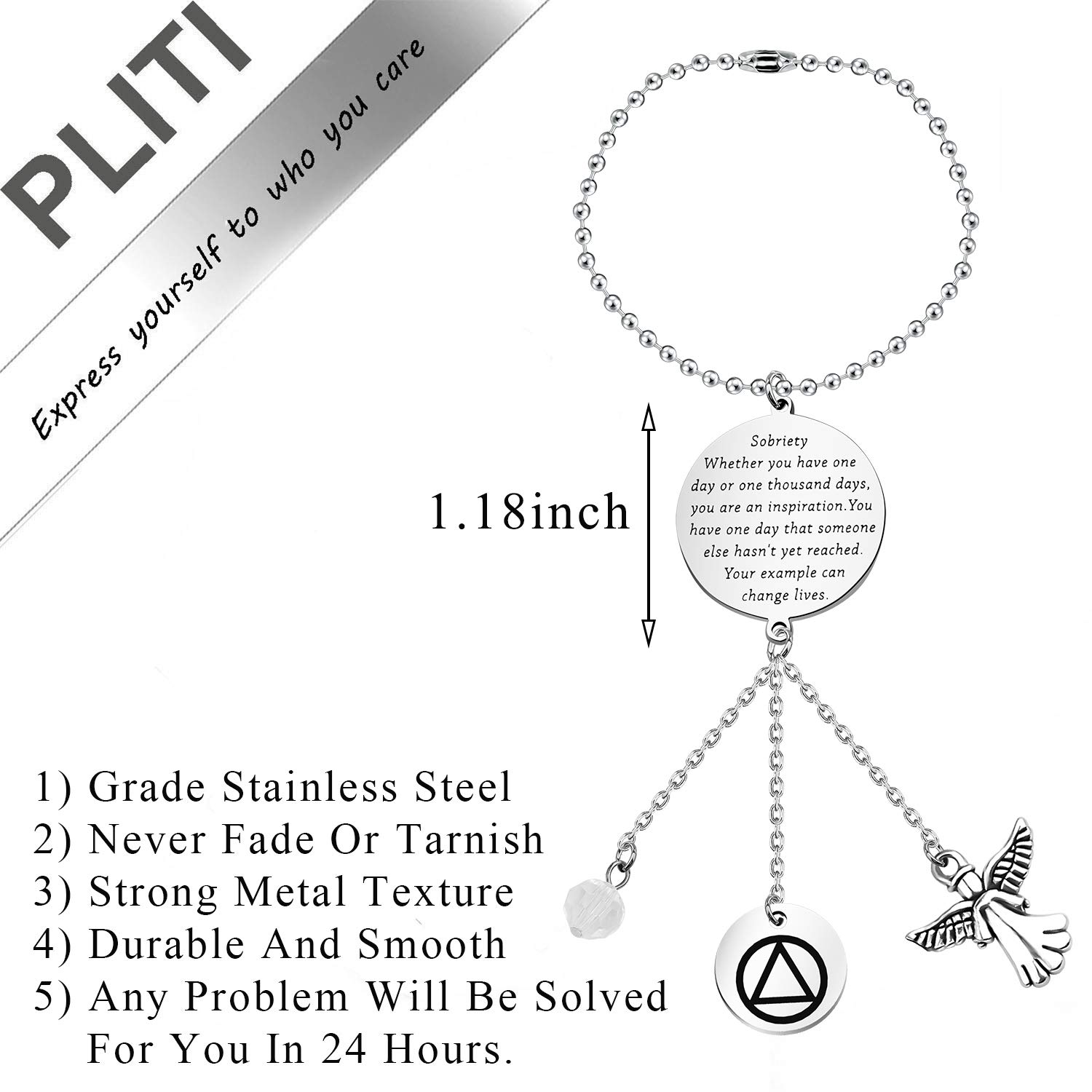 Sobriety Necklace For Women Sobriety Gifts For Men Addiction