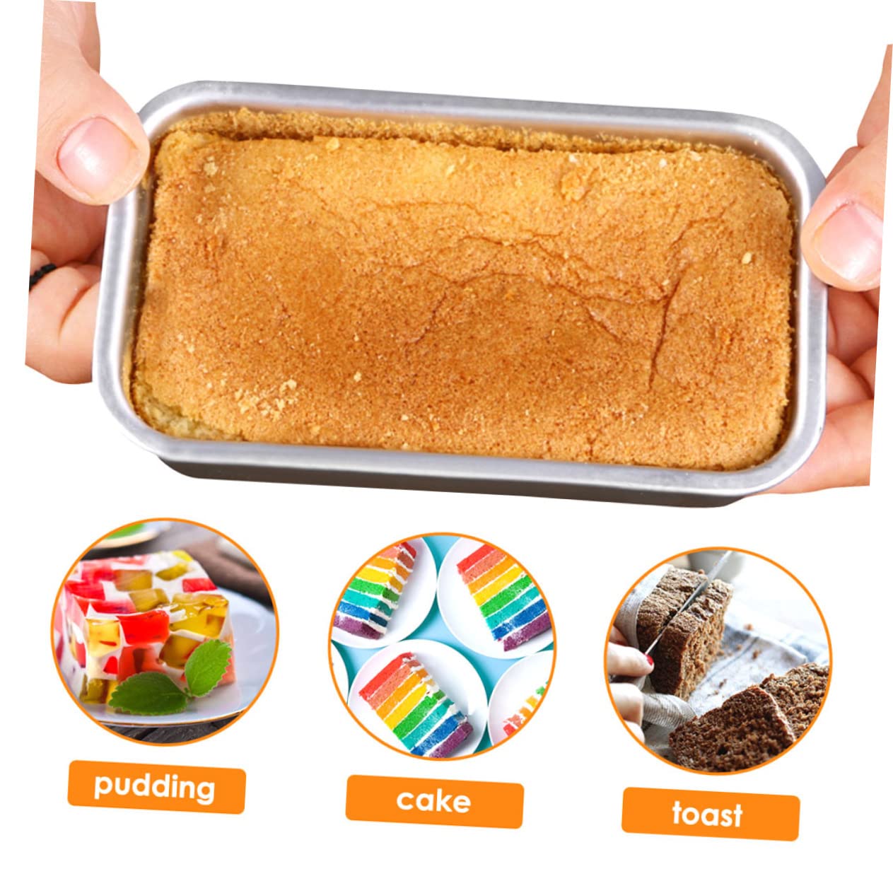 Abaodam 6pièces Moules à Gâteau Créatifs Aluminium Antiadhésif Pour Cuisson De Et Gâteaux Outils De Boulangerie Pratiques Et Résistants à Haute Température
