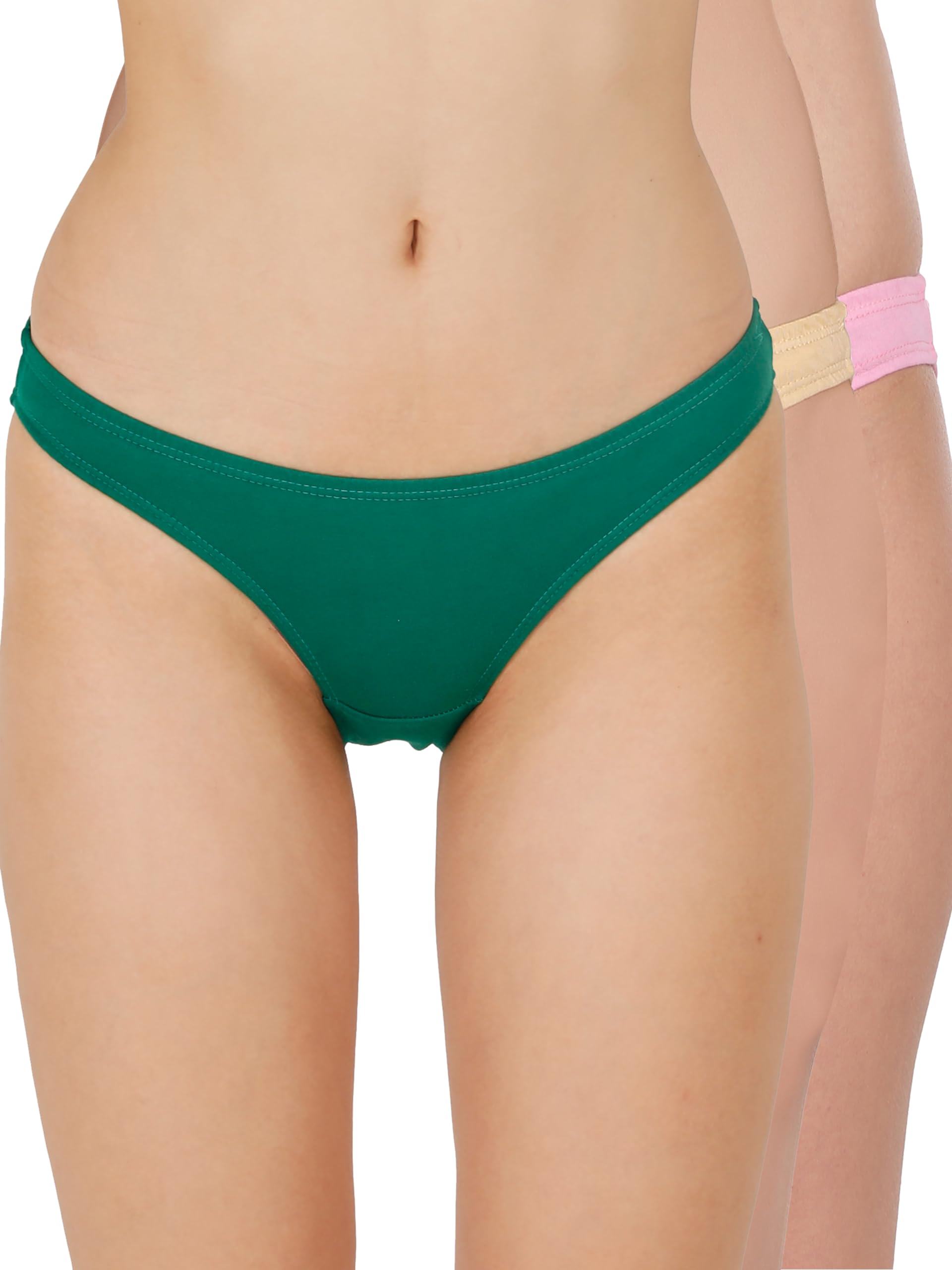 selfcare Women's Cotton Lycra Solid Panties Bikini Briefs Set (Pack of 3) (SN2445-XXL)-picture-32
