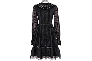 Black Lydia Dress Costume for Women and Girls