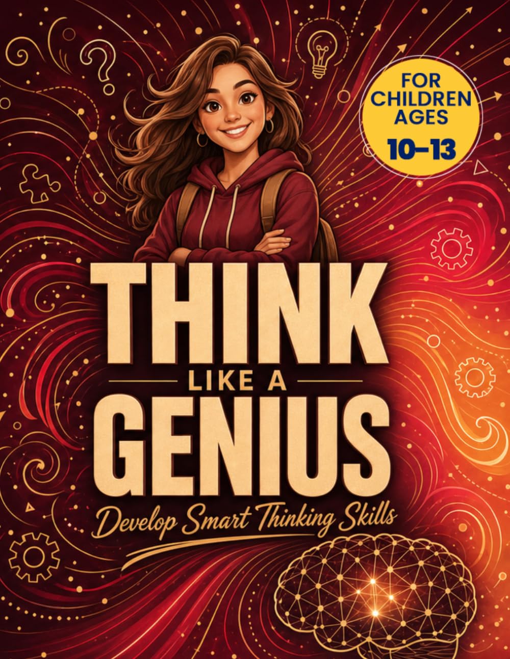 Think Like a Genius: Brain Games, Logic Puzzles, IQ Challenges, Word Searches, Sudoku, Riddles, and Creative Thinking Activities for Gifted Kids Ages 10-13 (Bright Minds - Kids Edition)