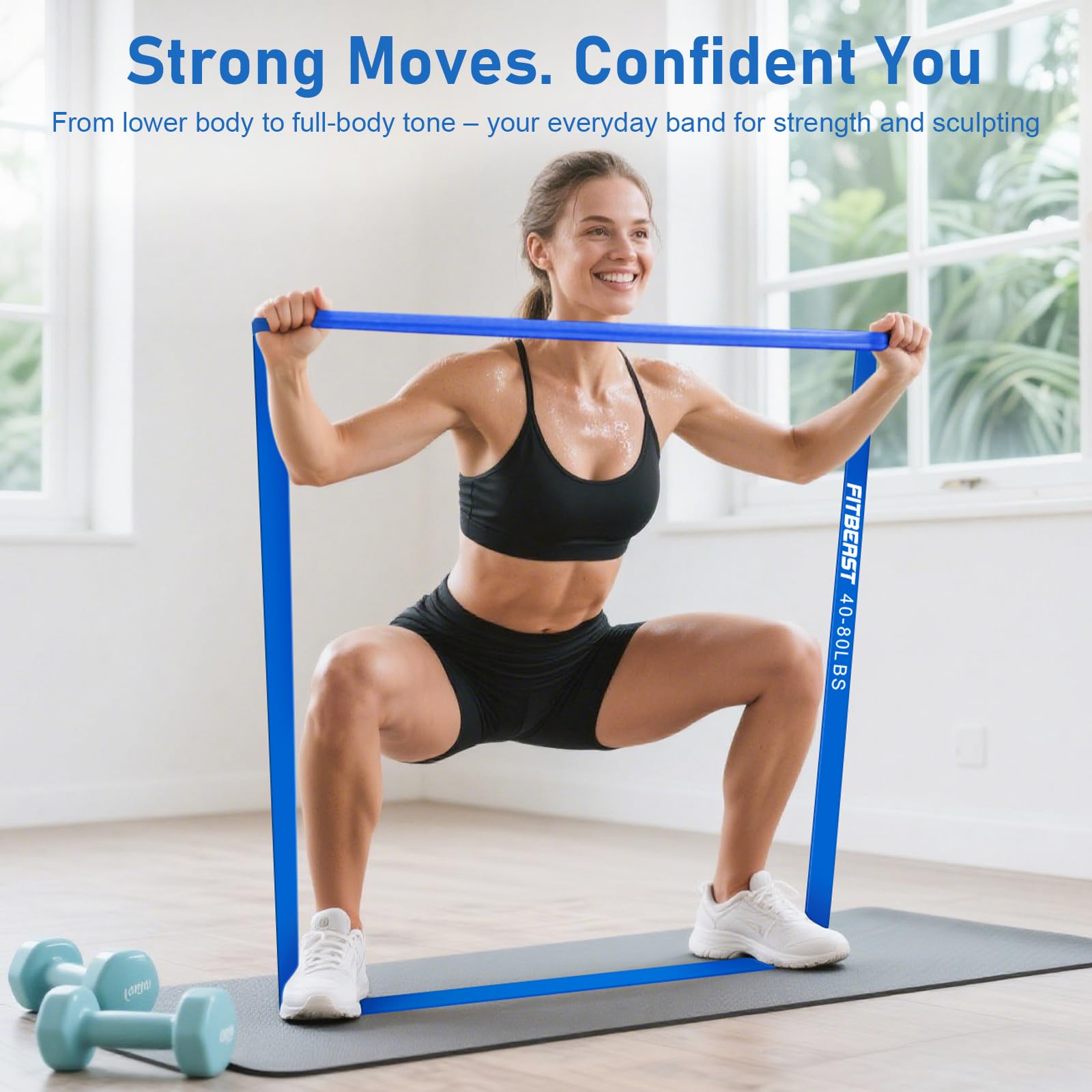 FitBeast Optrekbanden Set - 5 Niveaus Weerstand Banden voor