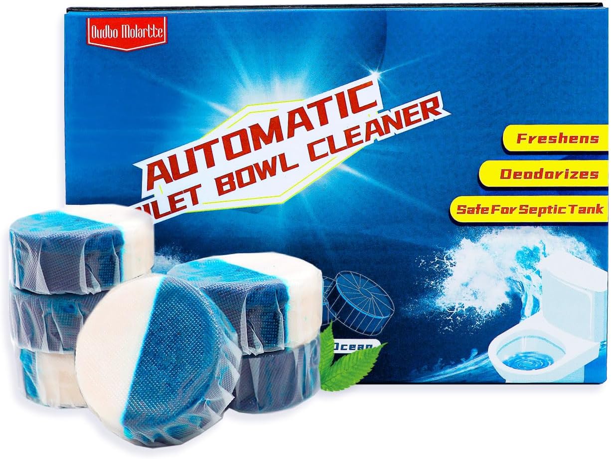 [6 PACK] Oudbo Molartte In Cistern Toilet Cleaner, Household Automatic