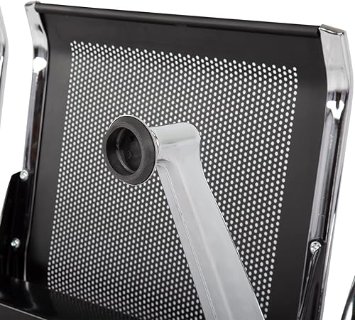 Miniatura 9 de FIZZEEY Sillas de recepción para sala de espera - Muebles de banco para sala de espera con reposabrazos para hospital, banco, aeropuerto, color negro