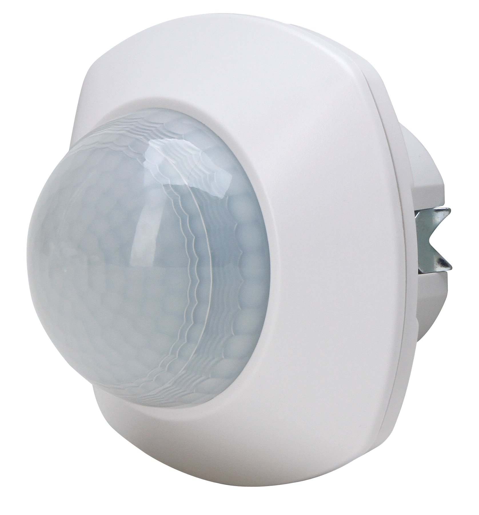 Kopp INFRAcontrol R 360 gradi, rilevatore di presenza, rilevatore di movimento, 3 fili, carico induttivo 2.000 W, montaggio a soffitto, 822101028, bianco