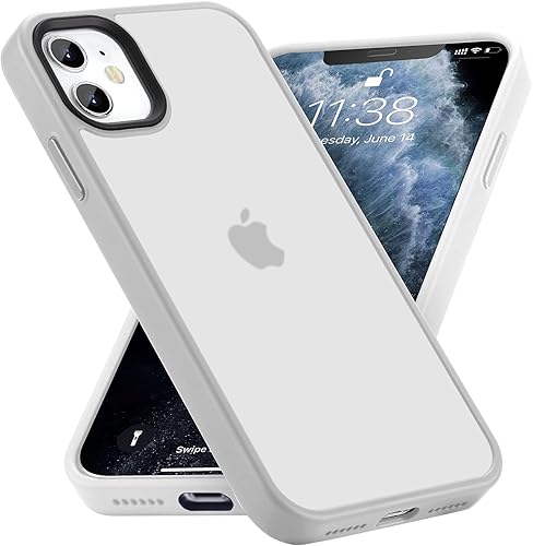 Miniatura 50 de Yriklso Strong Magnetic Case for iPhone 11 [Compatibilty with MagSafe] Protective Shockproof Cover Phone Case for iPhone 11 6.1" Frosted Purple