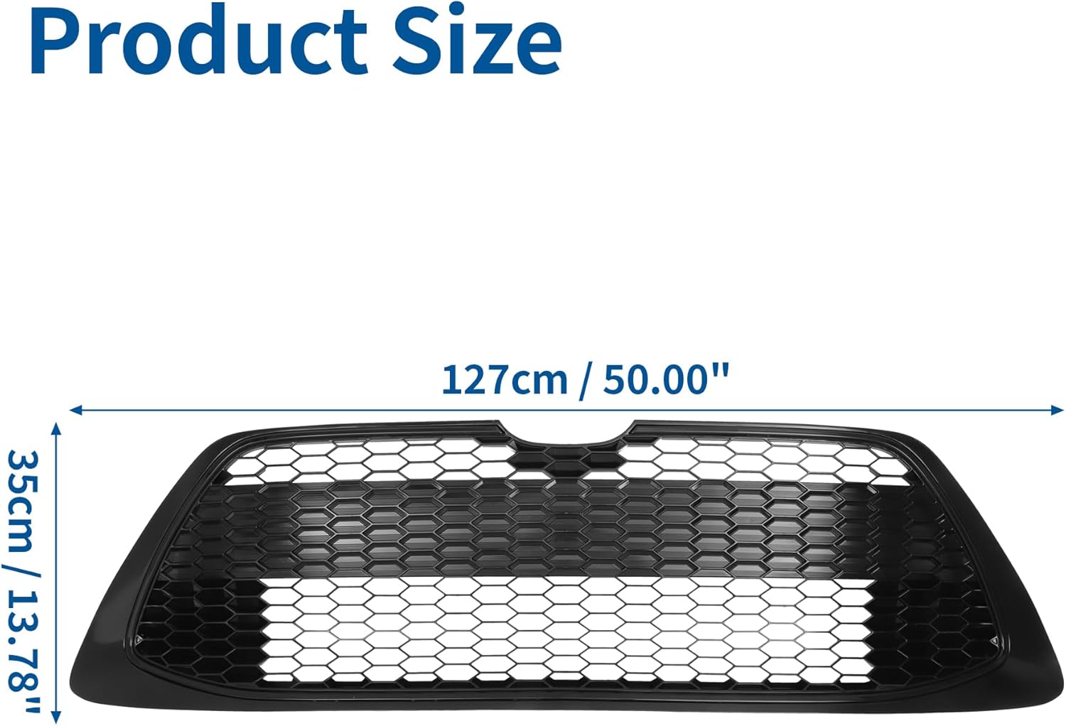 X AUTOHAUX No.5310202290 Front Lower Hood Bumper Grille Grill for Toyota Corolla LE 2020-2022 Front Lower Bumper Kidney Grille Grill Black