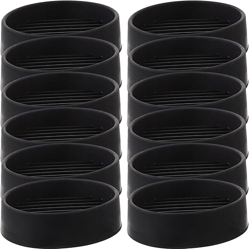 Miniatura 10 de 12 piezas de ruedas para muebles, tapones antideslizantes para muebles, patas de mesa, ruedas enrollables, protectores de piso para evitar arañazos