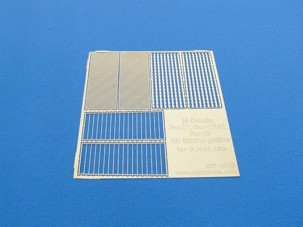 MD4849-1/48 Su-27/Su-27UB/Su-35. Air Intake grilles. Photoetch for Great Wall Hobby