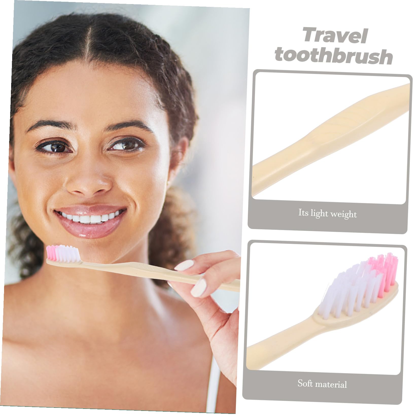 Hemobllo Spazzolini da con Dentifricio 100 Stili multipli Usa e Getta Confezionati Singolarmente in Plastico Portatile per Viaggi e Hotel Stili multipli
