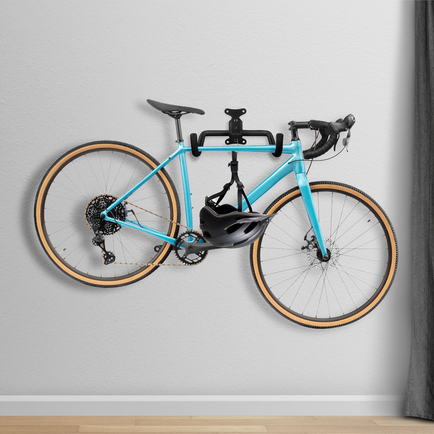 Soporte de pared para bicicletas Maclean, horizontal, acero, carga máx. 30 kg, MC-484