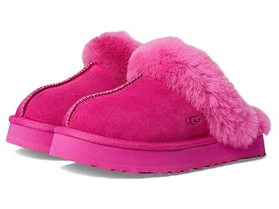 UGG Kids Disquette (Little Kid/Big Kid) Kids Shoes Dark Peony : 5 Big Kid M, Suede
