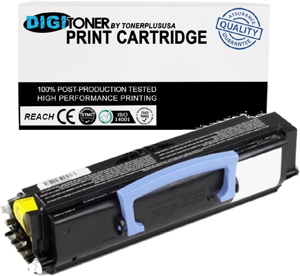 1 Pack Digitoner Compatible Dell 1720 (3108707) Black Toner Cartridge for Dell Laser Printer