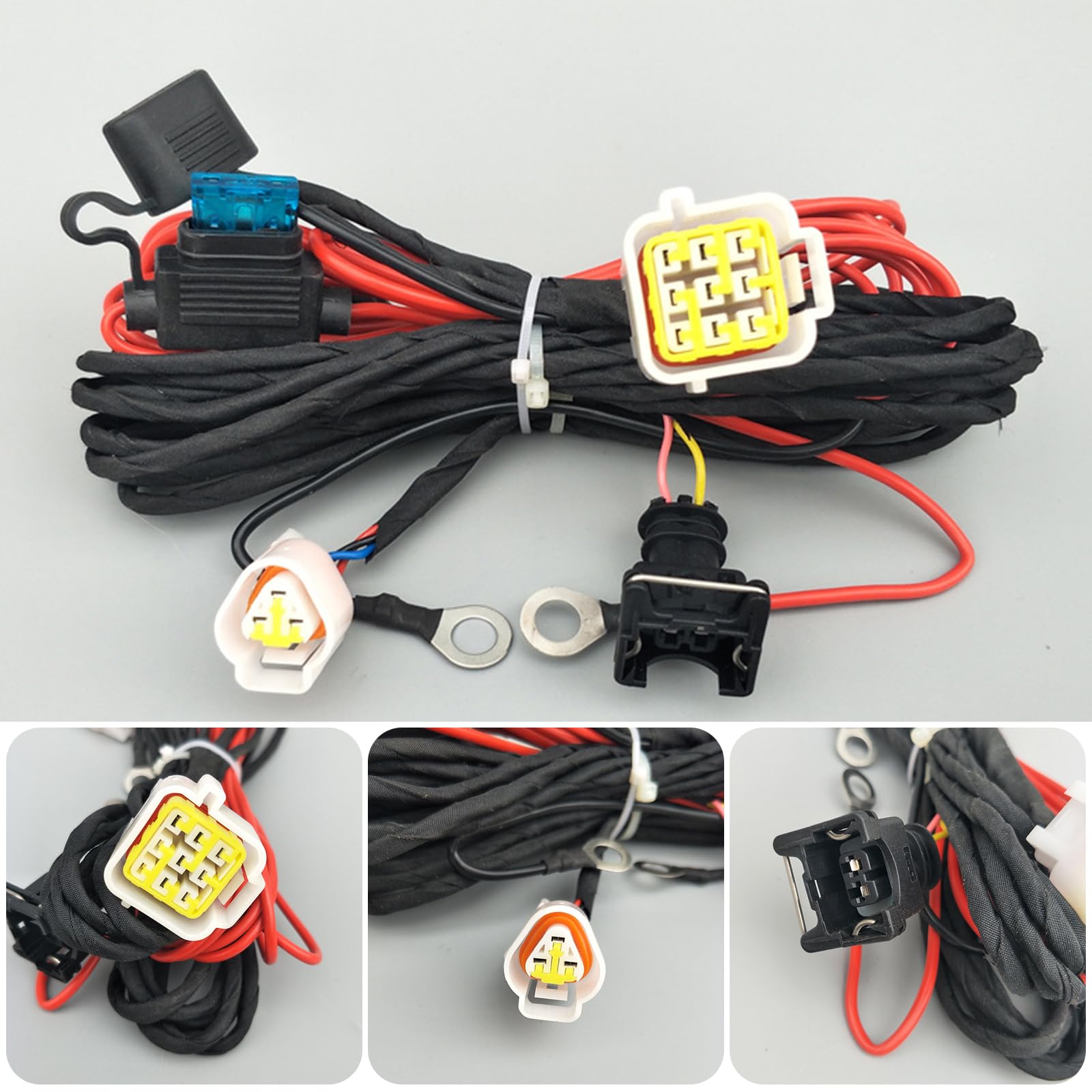 12V Dieselheizung Steuerplatine, Hauptplatine des Dieselheizung Reglers, LCD Steuerschalter des Standheizungs Bedienfelds mit Sensorkabelbaum, passend für Chinesische Dieselheizungen 5 KW