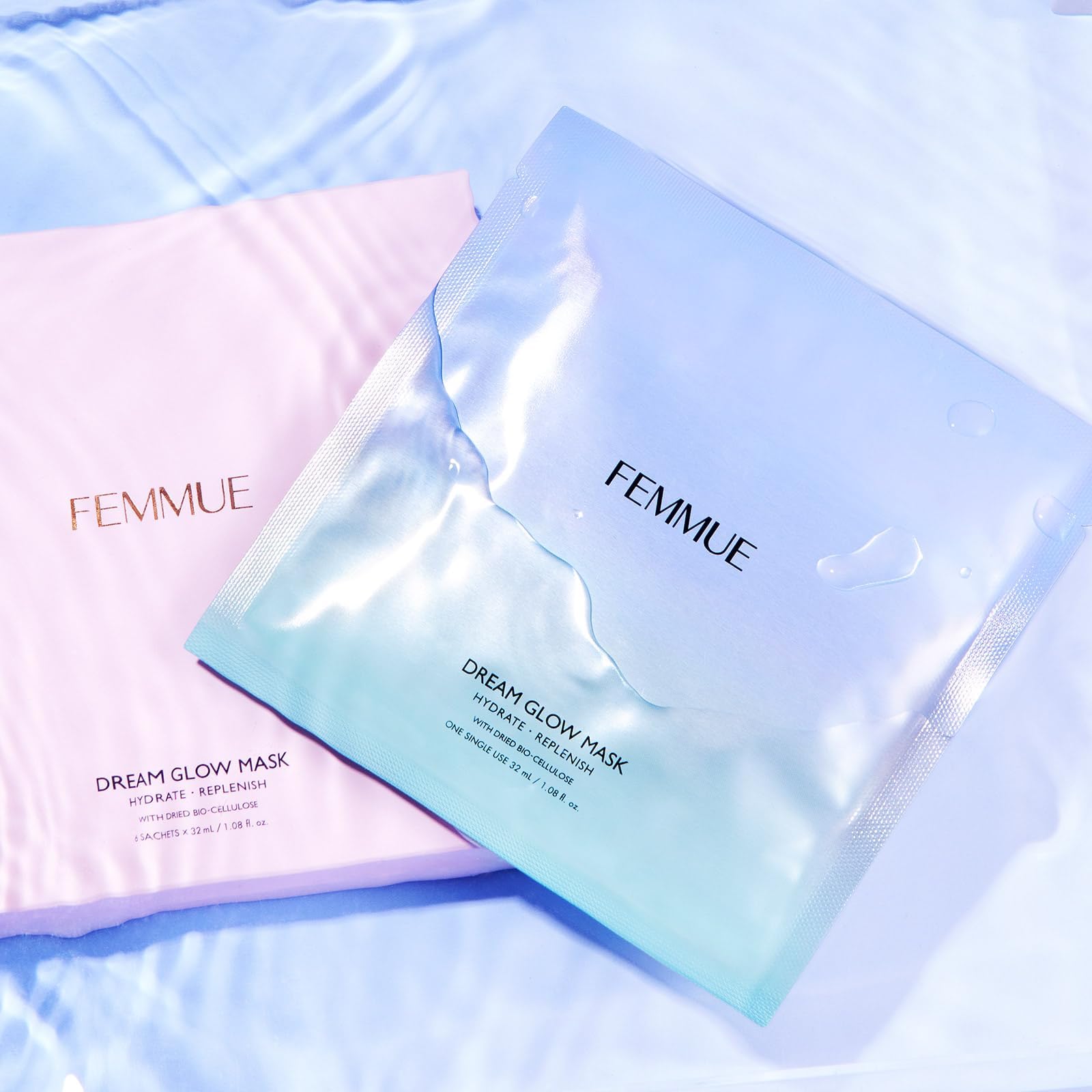 Amazon.co.jp: FEMMUE (ファミュ) ドリームグロウマスク HR 32ml × 6枚