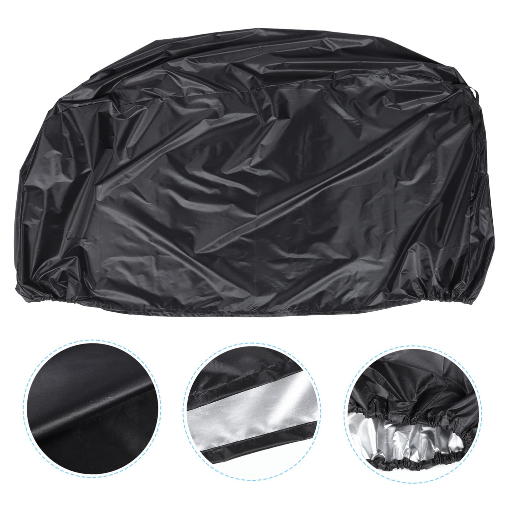 Toyvian Copertura Per Biciclette Bicicletta Copertina Montagna Etichetta Coperture Copribiciclette Per Rimessaggio Esterno Protettore Copri Bici Nero Panno Oxford