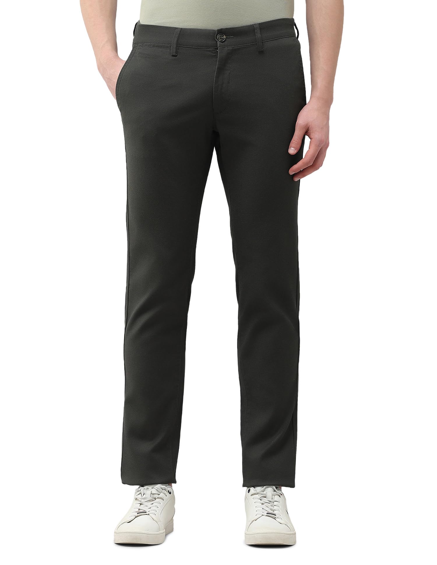 U.s.Polo Association Men's Denver Slim fit Satin Trousers-image-24