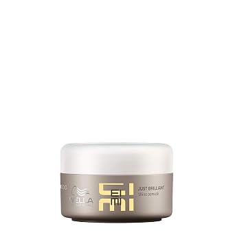 Wella Professionals EIMI Just Brilliant | Shine Pomade | نتائج تصفيف شعر ناعمة ولامعة | مقاومة للتجعد والرطوبة | معجون تشكيل خفيف | 2.5 أونصة