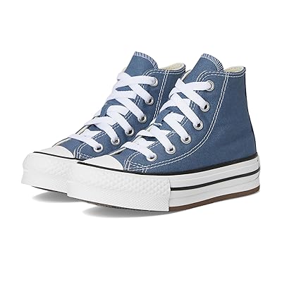 Converse Kids Chuck Taylor All Star Eva Lift Platform (Little Kid) Boys Shoes Lakeside Blue/White/Black
