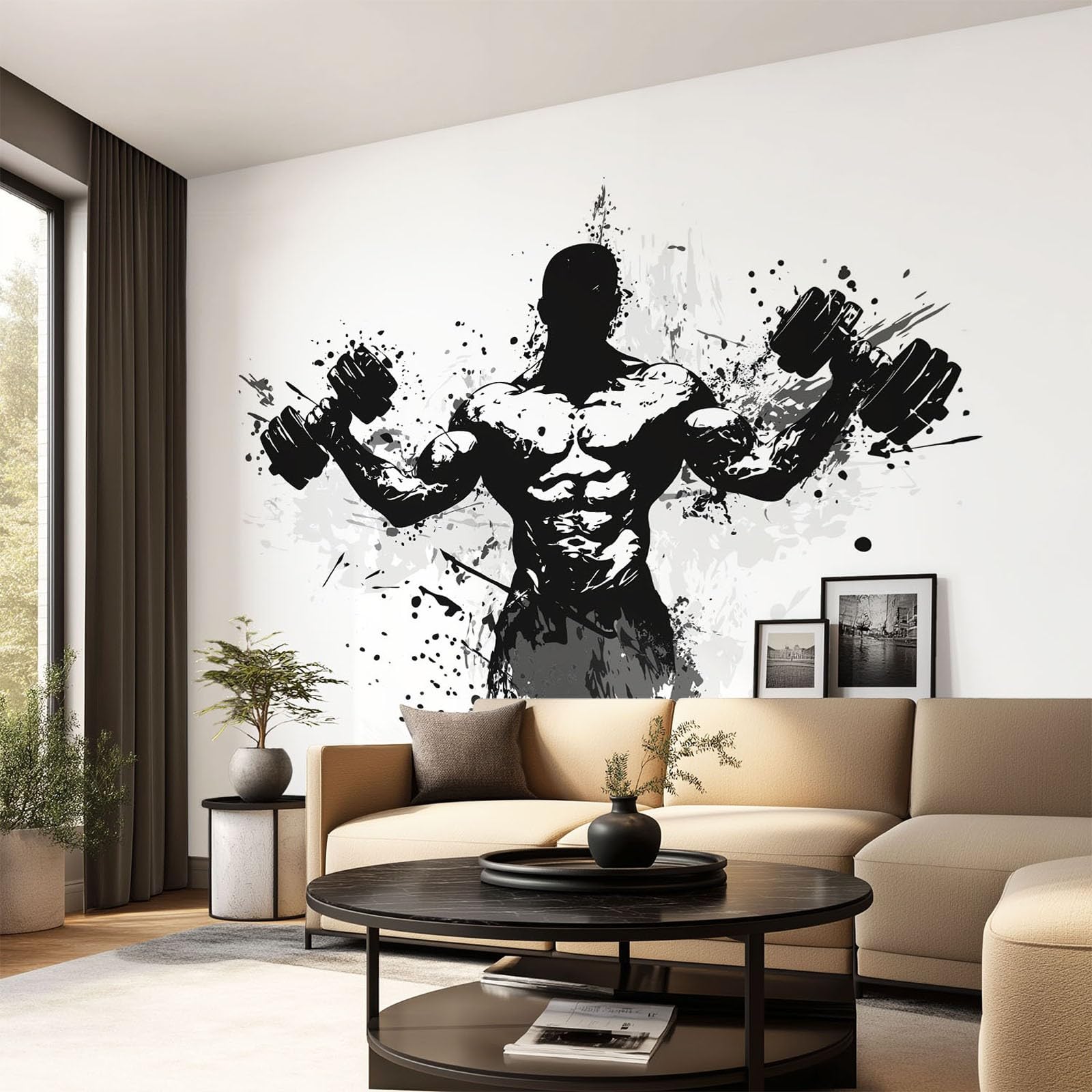 Modna tapeta 3D, fajna, sportowa, 315 x 215 cm, mural, fitness, męska tapeta do sypialni, przedszkola, malowniczego ogrodu, wisząca