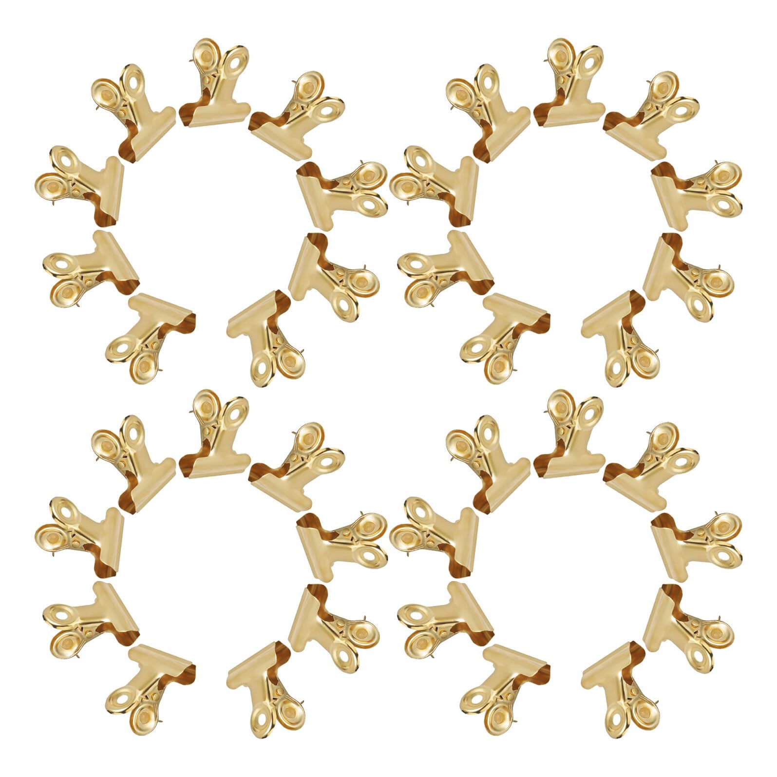 Pinces à punaises dorées Healeved pour tableau de liège - Lot de 50