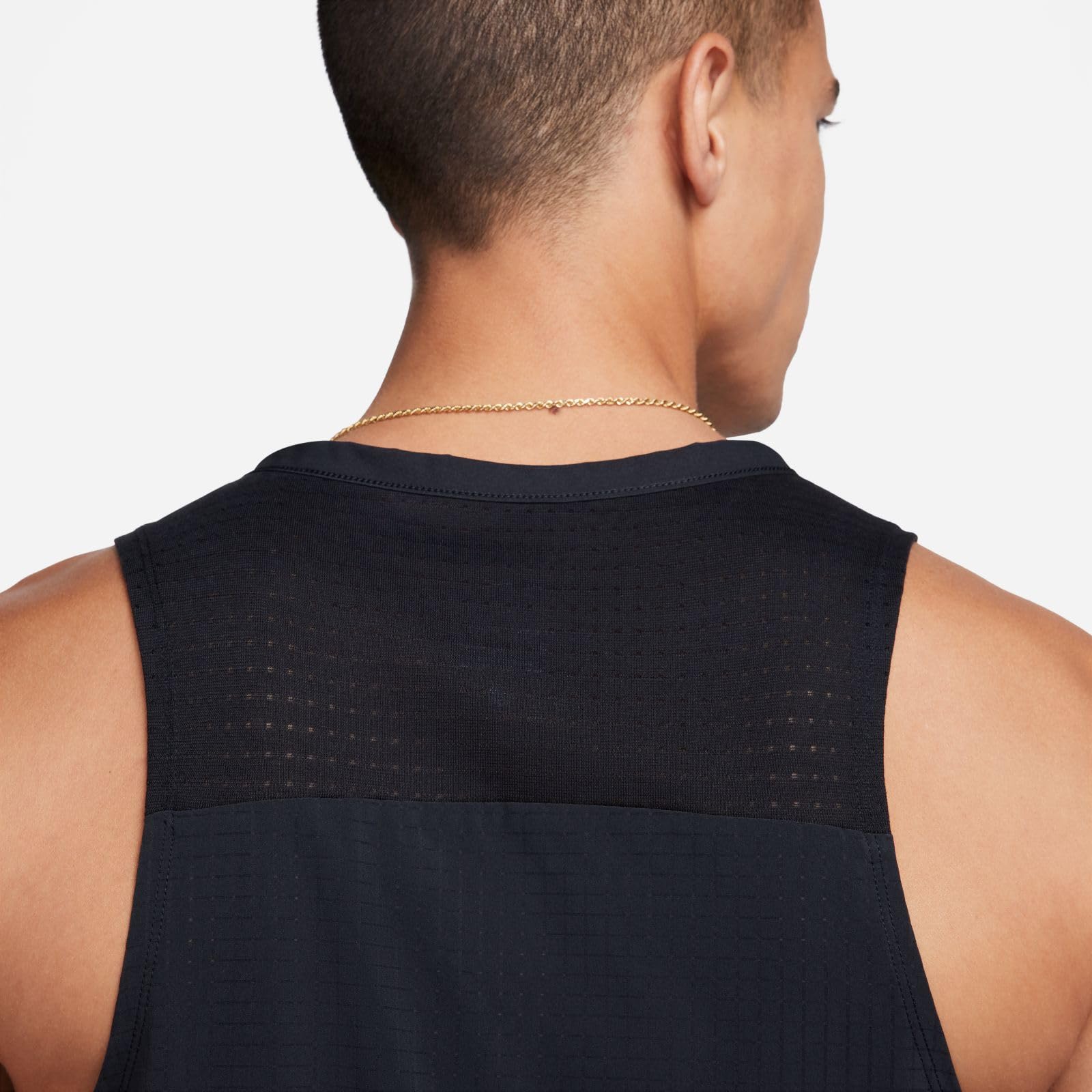 NIKE M Nk DF Trail Tank Solid Camiseta de Tirantes para Hombre