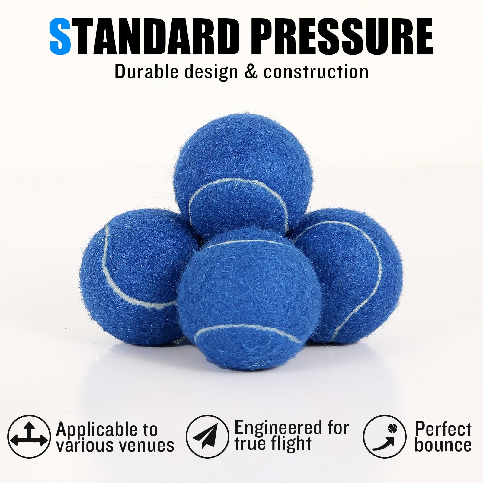 60 Pack Tennis Balls, Training Tennis Balls, Pet Dog UK | Ubuy