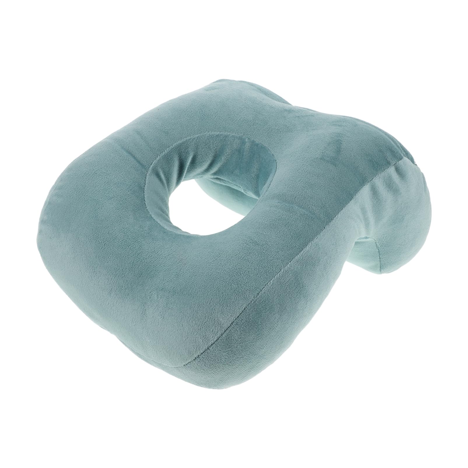 Luxshiny Face Down Pillows for Sleeping Memory Foam Nap Pillow Arm Support for Bed Office and Travel Sea