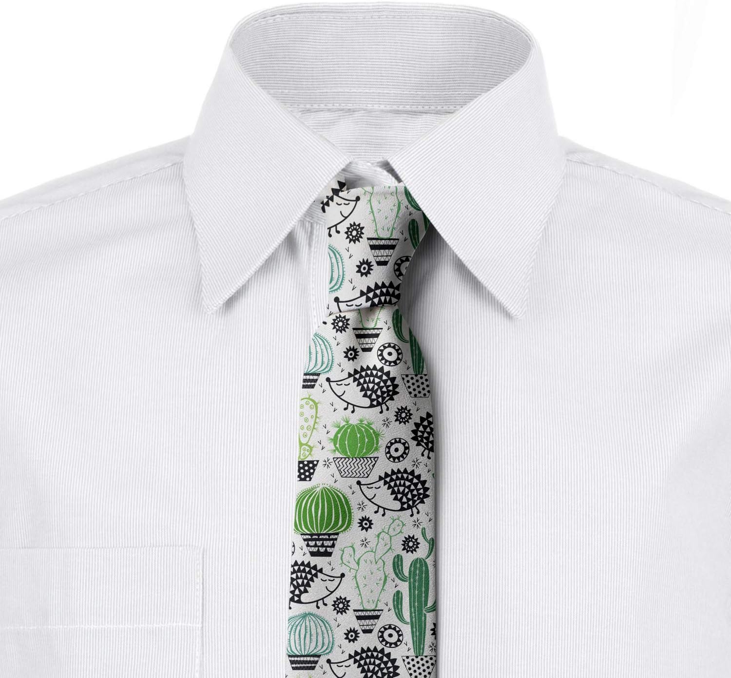 Ambesonne Multicolor Modern Men's Tie