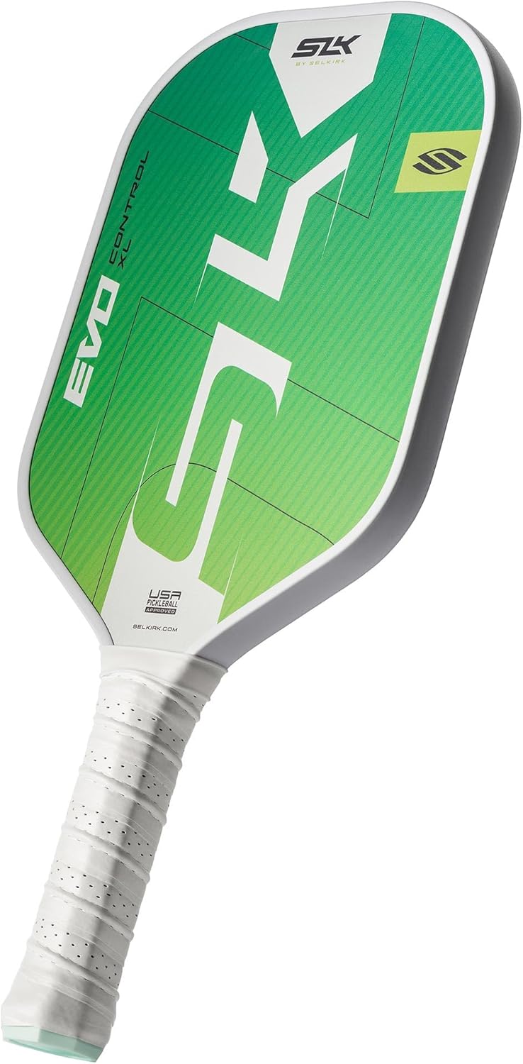 Selkirk Sport SLK Evo Pickleball Paddle | Next Gen | Evo Power and Control | G8 Power Carbon Fiber Pickleball Paddles | SpinFlex+ Surface Control | Citron XL (Elongated Shape)