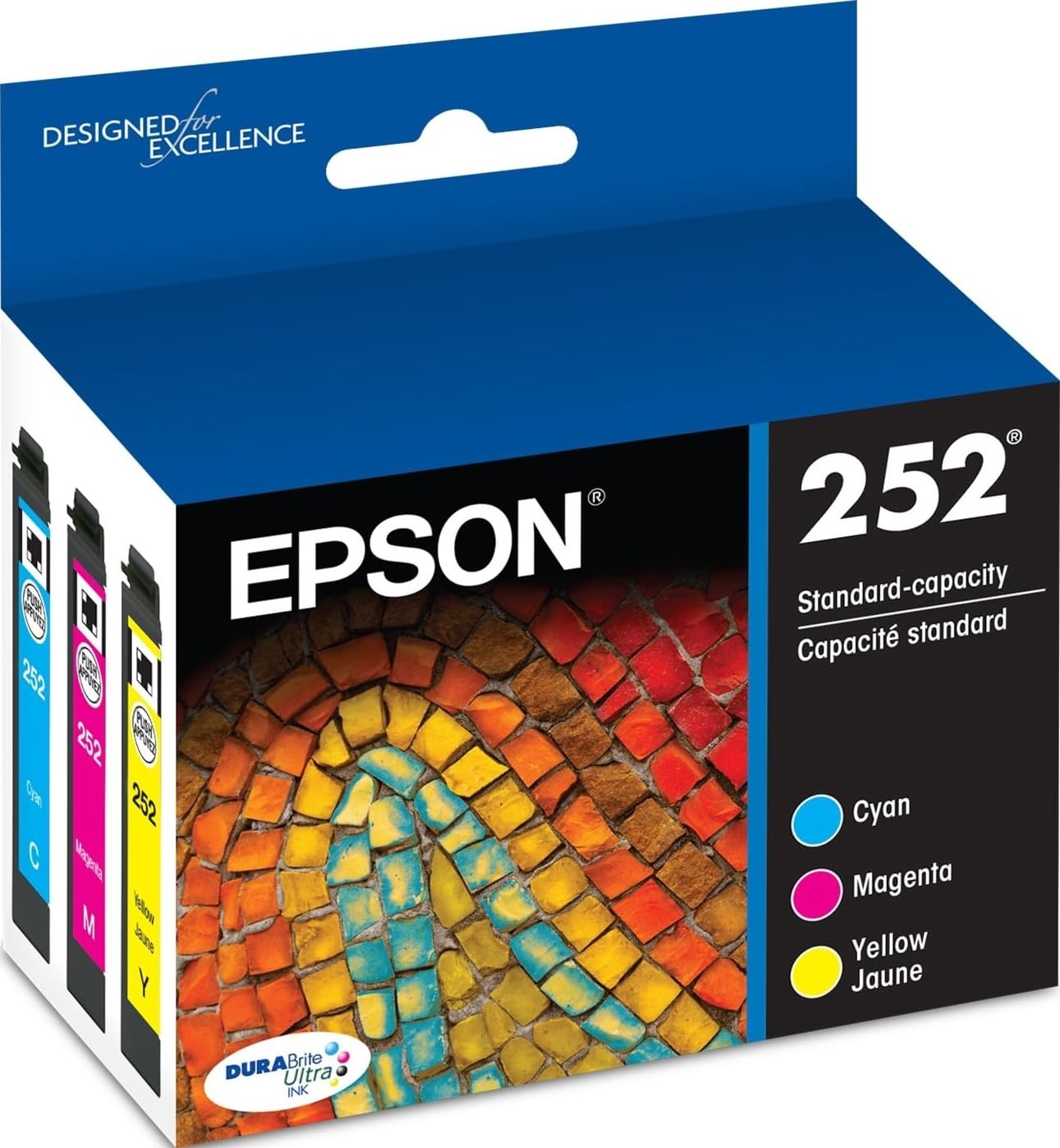 Amazon.com: Epson 252 Genuine Ink Standard Capacity 3 Color Combo