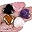 5 PCS Crystals Natural Heart Pocket Stones Polished Rose Quartz Amethyst Assorted Healing Crystals Palm Love Shaped 0.8 Gemstones Set Reiki Energy Balancing Meditation Mother\'s Day Gift