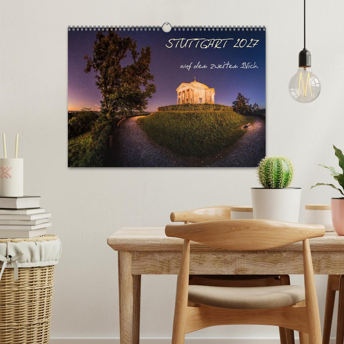 CALVENDO - STUTTGART 2027 auf den zweiten Blick (Wandkalender 2027 DIN A3 quer), Monatskalender: DER Stuttgarter Panoramakalender